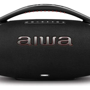Caixa De Som Boombox Plus Aiwa Bbs-01-b 200w Bt 30h Ip66 Usb Preto