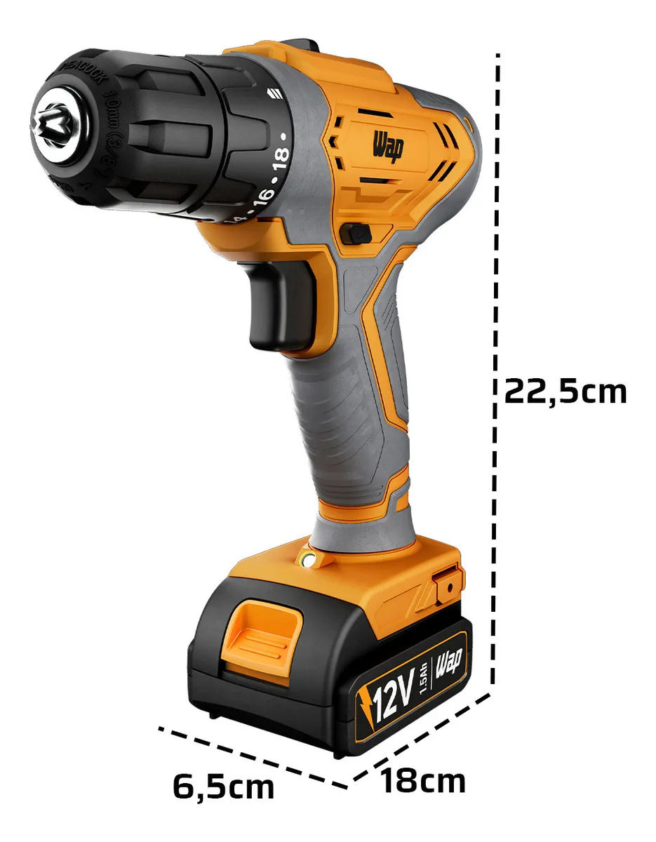 Parafusadeira E Furadeira De Impacto Wf 12k3.2 Wap - Imagem 4