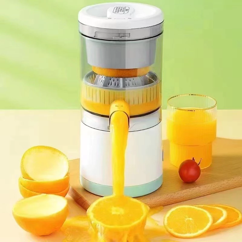 Espremedor Elétrico Laranja Limão Frutas Fazer Sucos Recarregável Usb Cozinha - Imagem 5