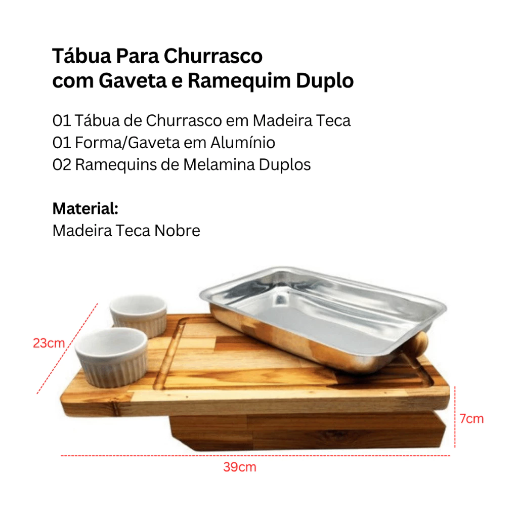 Tábua de Corte de Carne Para Churrasco - Imagem 4