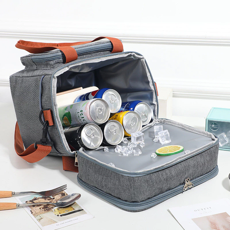 Bolsa Térmica De Grande Capacidade De Alta Qualidade Adequada Para Viagens De Piquenique Na Praia - Imagem 3