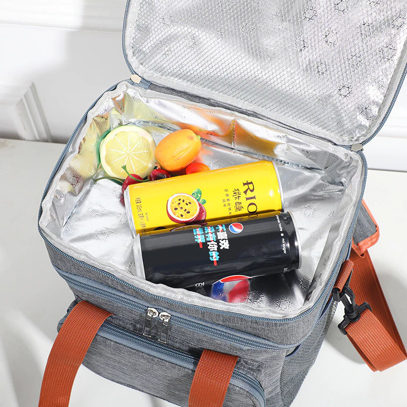 Bolsa Térmica De Grande Capacidade De Alta Qualidade Adequada Para Viagens De Piquenique Na Praia - Imagem 2